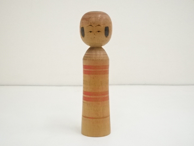 TRADITIONAL JAPANESE CRAFT / KOKESHI DOLL (19.1 cm)/ ARTISAN WORK